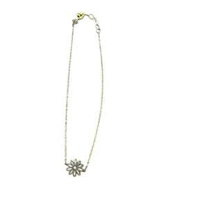 925 Sterling Silver Flower Ankle Bracelet